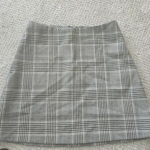 Wilfred Classic Gray Plaid Women's Skirt